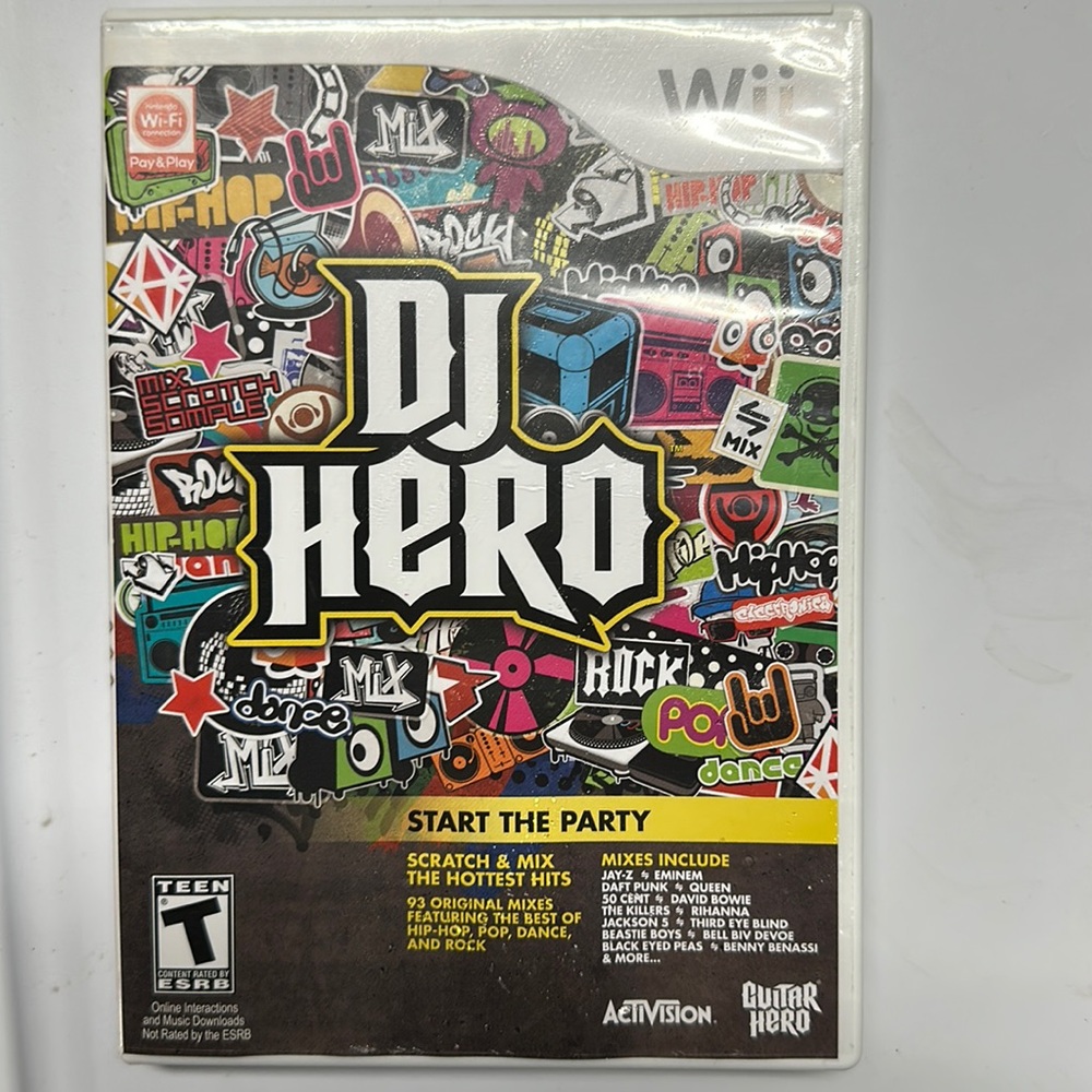 Wii DJ Hero Video Game